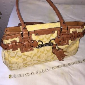 Coach signature Hampton carryall